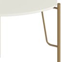 Ver imagem 5 de Mesa Lateral para Sala de Estar Baixa Pés Industrial Dourado Alef I03 Luna - Lyam Decor