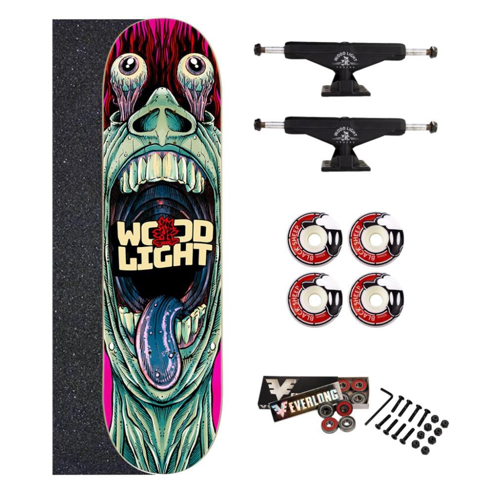 Skate Amador Wood Light O Grito Rosa