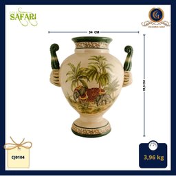 Vaso Elegância da Savana em Cerâmica Chinesa Exclusiva - 2