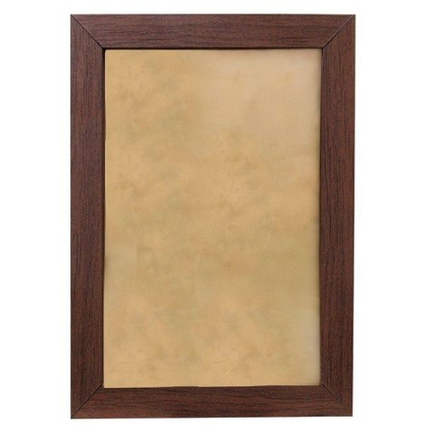 Moldura para Quadro Decorativo 30x40cm - Várias Cores Tacolado Moldura Madeira Escura 08 Unidades