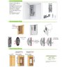 Kit 2 Nivelador Suspenção de Armarios Libra H1 Hafele 290.41.904 - 2