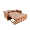 Ver imagem 5 de Sofá Cama 2 Lugares Casal 1,60 Mts Facto Marrom Tiffany Matrix Cor:sintetico Rustico Whisky