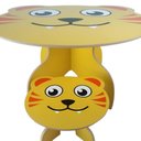 Ver imagem 2 de Mesa Infantil Tiger Madeira Mesinha Didatica com Cadeira Banquinho Desmontavel Kit Amarela