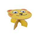 Ver imagem 3 de Mesa Infantil Tiger Madeira Mesinha Didatica com Cadeira Banquinho Desmontavel Kit Amarela