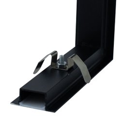 Conexão Emenda L Preto P/ Perfil de Embutir Wood Quina 30688 Usina St2880 - 3