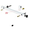 SUPORTE UNIVERSAL FIXO REGUA TV 56" VESA ATÉ 400 BRANCO - 3