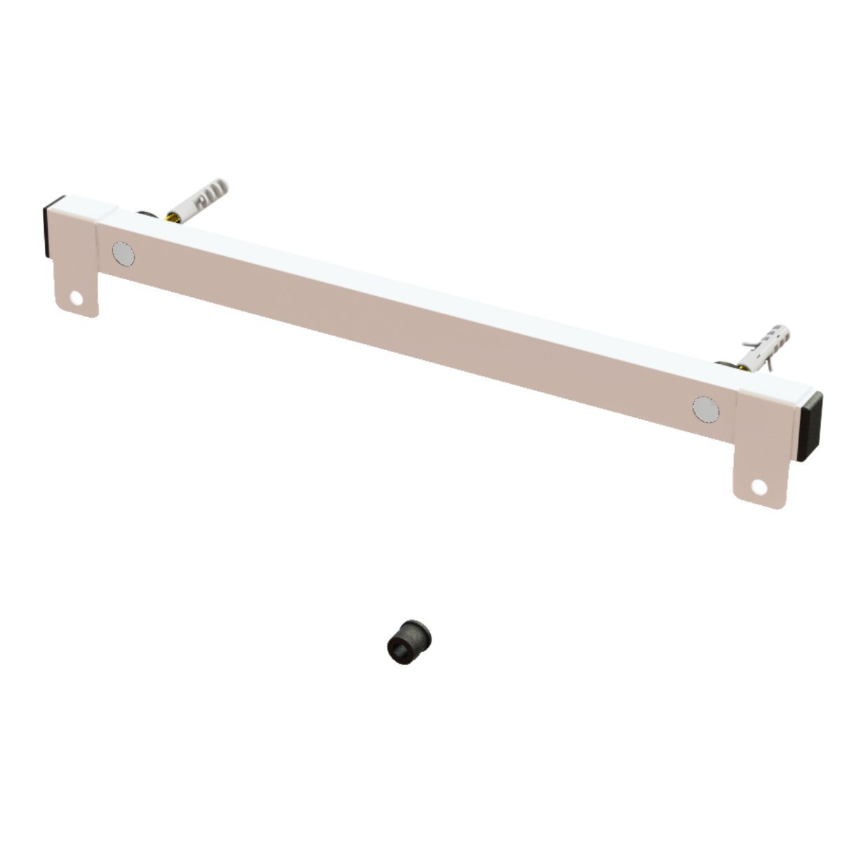 SUPORTE UNIVERSAL FIXO REGUA TV 56" VESA ATÉ 400 BRANCO