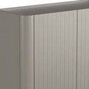 Ver mais imagens de Buffet Sala de Jantar 2 Portas Brise 1 Gaveta Pés Industrial Preto Naim I03 Grigio - Lyam