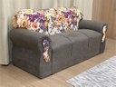 Ver imagem 3 de Sofá 2 e 3 Lugares Marrom com Floral 609/42 Viena