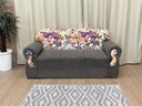 Ver imagem 4 de Sofá 2 e 3 Lugares Marrom com Floral 609/42 Viena