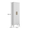 Ver imagem 4 de Armário Multiuso Goiania 2 Portas Branco - Kaiki Móveis