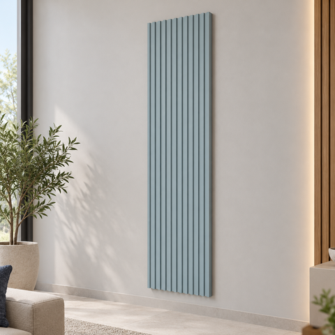 Extensão de Painel Supremo Slim Ripado 46 cm - Azul Encanto