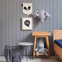 Ver mais imagens de Kit 16 Ripas Shiplap Mdf Madeira Lambri Parede Revestimento