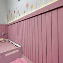 Ver imagem 1 de Kit 16 Ripas Shiplap Mdf Madeira Lambri Parede Revestimento