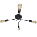 Ver imagem 1 de Luminaria Sputnik Aquarius 4 Braços Sala Quarto Preto/preto