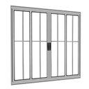 Ver imagem 1 de VITRÔ 4 FOLHAS C/ GRADE TOTAL BRILHANTE 1,20X1,50