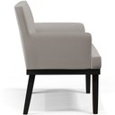 Ver mais imagens de Kit 04 Poltronas Decorativas Sala de Estar Base Preto Beatriz W01 Linho Bege - Lyam Decor