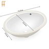 Cuba de Embutir Oval 510x350mm CELITE Branca - 2