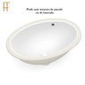 Cuba de Embutir Oval 510x350mm CELITE Branca - 4
