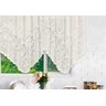 Cortina Bando Renda Cascata Cozinha Tulipa Bege 2,65x1,00 - 4