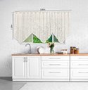 Ver imagem 5 de Cortina Bando Renda Cascata Cozinha Tulipa Bege 2,65x1,00
