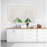Cortina Bando Renda Cascata Cozinha Tulipa Bege 2,65x1,00 - 2