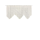 Ver imagem 1 de Cortina Bando Renda Cascata Cozinha Tulipa Bege 2,65x1,00