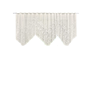 Cortina Bando Renda Cascata Cozinha Tulipa Bege 2,65x1,00 - 1