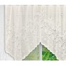 Cortina Bando Renda Cascata Cozinha Tulipa Bege 2,65x1,00 - 5