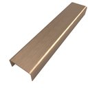 Ver imagem 1 de Perfil Listelo "u", Aço Inox 304, Escovado, Bronze - 9 X 20 X 9 X 2000 Mm