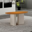 Ver imagem 1 de Mesa de Jantar Orgânica 1,35x0,90 Metros Iza Arbo Design