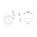 Ver imagem 3 de Cuba de Apoio C/ Mesa Optica Branco 37,0x37,0x13,0 - Roca Louça Roca Louças