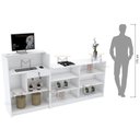 Ver imagem 4 de BALCÃO CAIXA ATENDIMENTO 220CM 100% MDF M200.B (LOJA) MUNDI MOVEIS