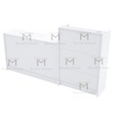 Ver imagem 3 de BALCÃO CAIXA ATENDIMENTO 220CM 100% MDF M200.B (LOJA) MUNDI MOVEIS