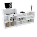 Ver imagem 1 de BALCÃO CAIXA ATENDIMENTO 220CM 100% MDF M200.B (LOJA) MUNDI MOVEIS