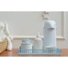 Kit Higiene Bebe Porcelanas Bandeja Azul Meninos + Termica - 1