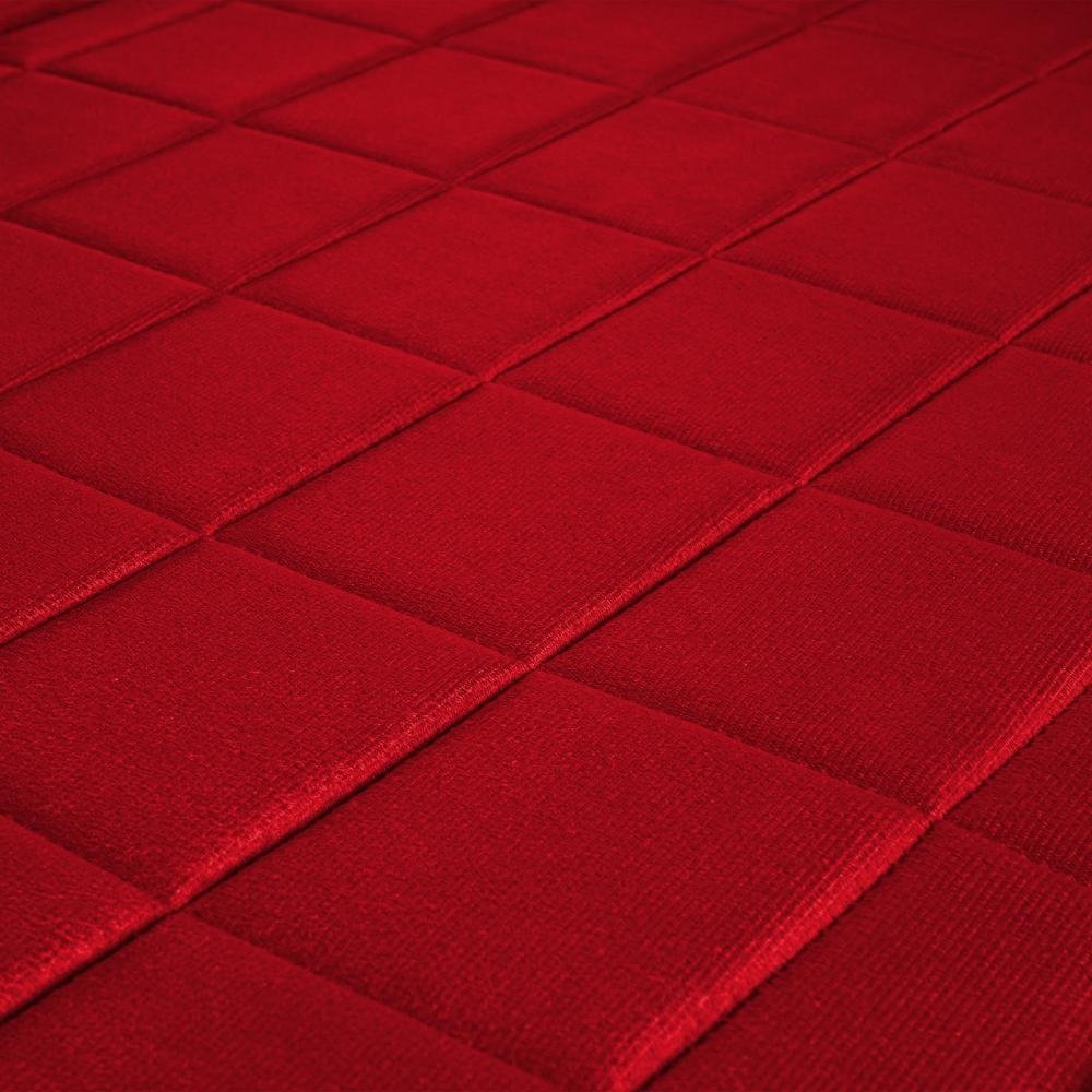 Sofá Retrátil Reclinável 4 Lugares com Molas 2,30m Quantum Suede Velut Vermelho - King House - 7