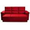Sofá Retrátil Reclinável 4 Lugares com Molas 2,30m Quantum Suede Velut Vermelho - King House - 4
