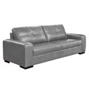 Ver imagem 3 de Sofá Decorativo 2 Lugares Turim 150cm Couro Cinza G58 - Gran Belo