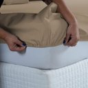 Ver imagem 2 de Roupa Cama Casal 300 Fios Lençol com Elástico de Algodão:avela