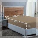 Ver imagem 3 de Roupa Cama Casal 300 Fios Lençol com Elástico de Algodão:avela