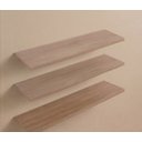 Ver imagem 3 de Kit 3 Prateleiras 60x20cm em Mdp com Suporte Invisível Aveiro
