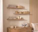 Ver imagem 7 de Kit 3 Prateleiras 60x20cm em Mdp com Suporte Invisível Aveiro