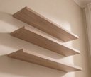 Ver imagem 4 de Kit 3 Prateleiras 60x20cm em Mdp com Suporte Invisível Aveiro