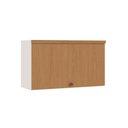 Ver imagem 1 de Armário Aéreo 80cm Modulado 100% Mdf com 1 Porta Basculante Cor:branco Fosco/ Teka Soho
