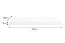 Ver imagem 5 de Prateleira MDF 30mm LED 60x20 Suporte Invisivel Branca 3000k Bivolt