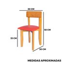 Ver imagem 7 de Cadeira Infantil de Madeira com Estofado:vermelho