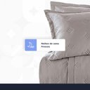 Ver mais imagens de Jogo de Colcha Casal Altenburg Toque Acetinado Uw Diamond 220x240cm Cinza