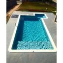Ver imagem 2 de kit 42 pçs Borda Atérmica Piscina 50x25x1,5cm Malibu Branca - Areia de Quartzo Ind. Cimentícia