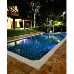 kit 42 pçs Borda Atérmica Piscina 50x25x1,5cm Malibu Branca - Areia de Quartzo Ind. Cimentícia - 9